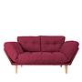 Nina Daybed Schlafsofa 3-Sitzer Dunkelrot 0