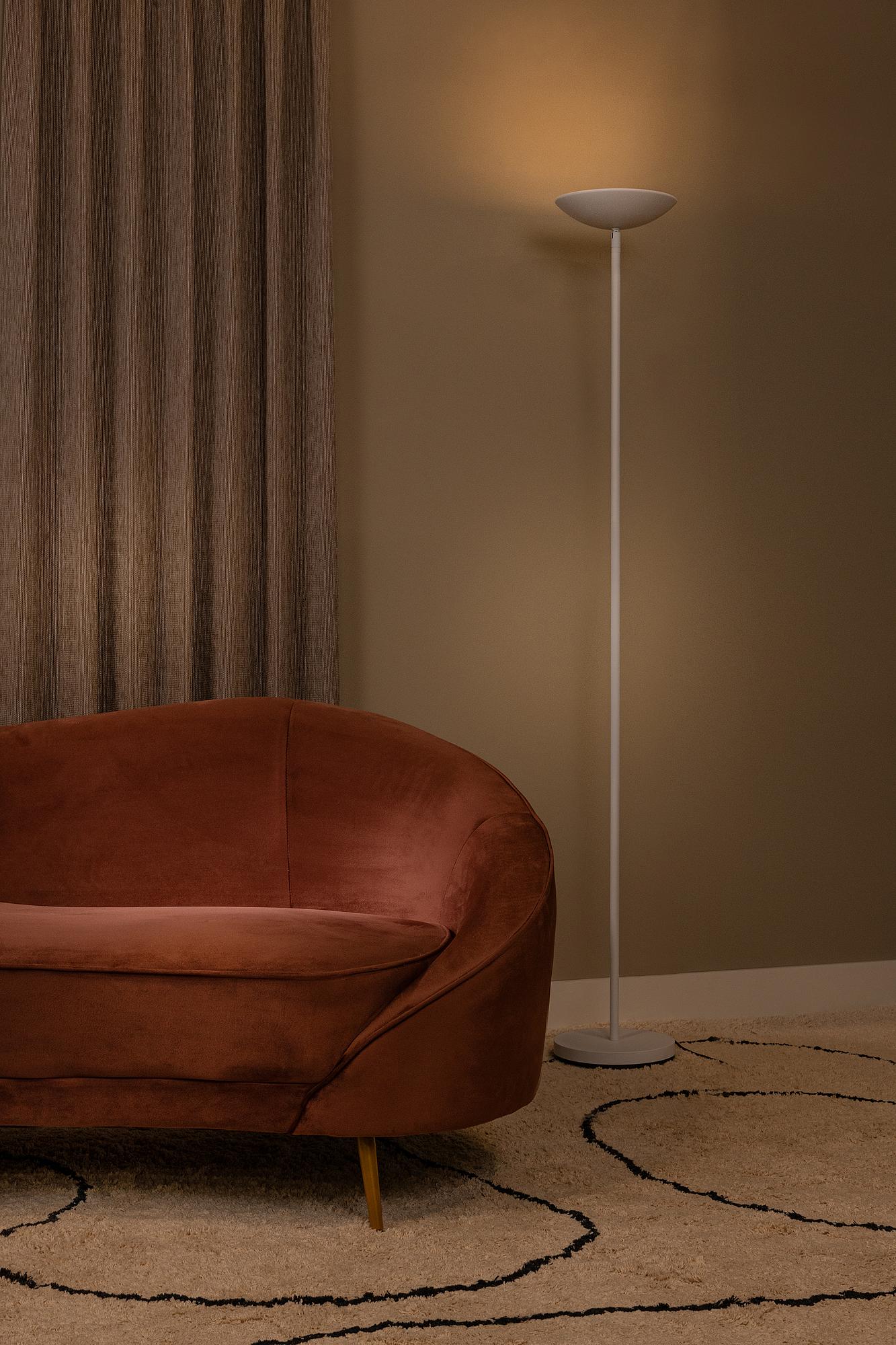 Zenith Typ B LED-Stehleuchte Eisen Weiß 2