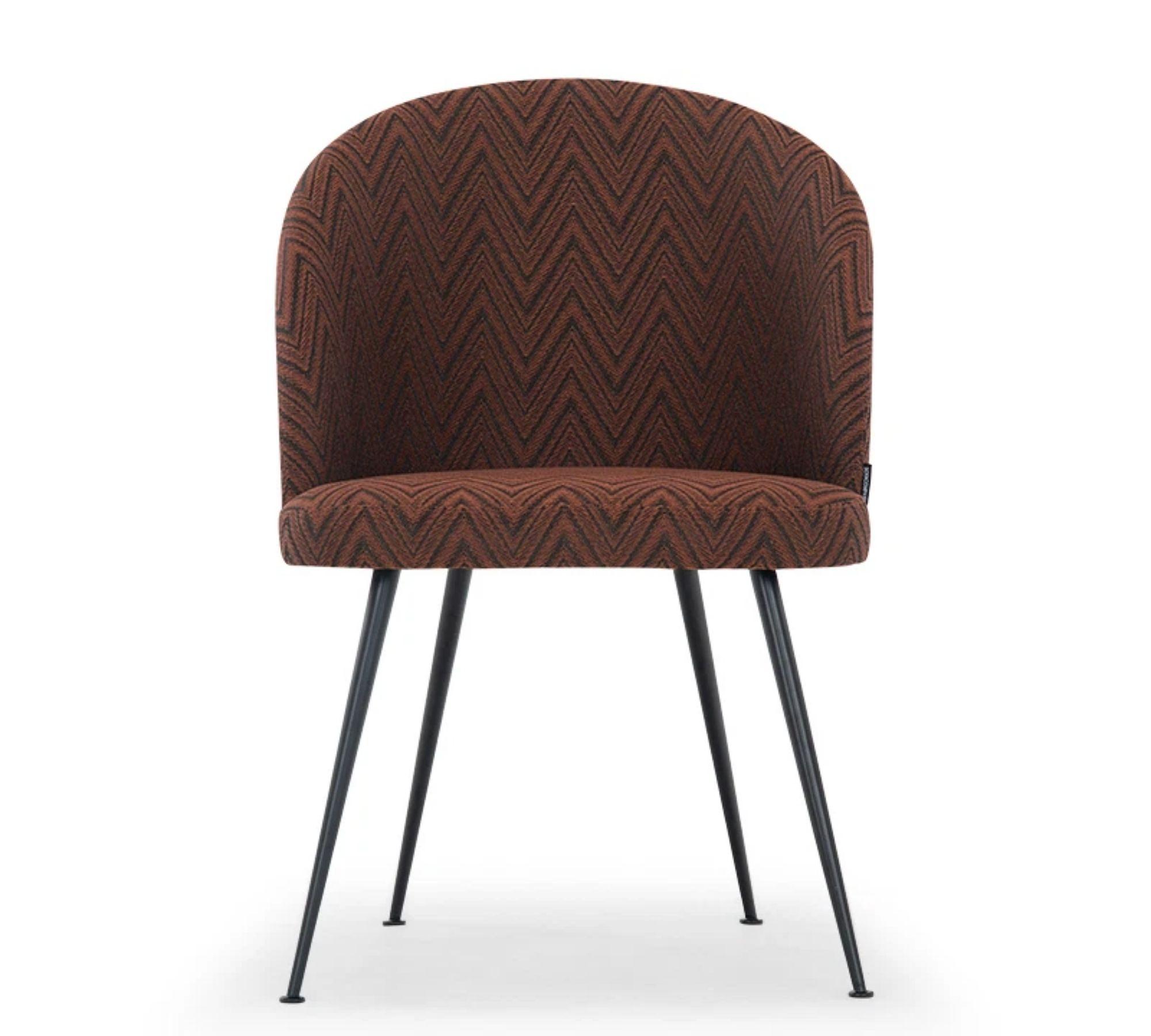 Holly Esszimmerstuhl Danilo Zigzag Burnt Mocca 0
