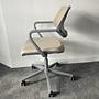 QiVi office swivel chair with 5-star base Malt Cream 4