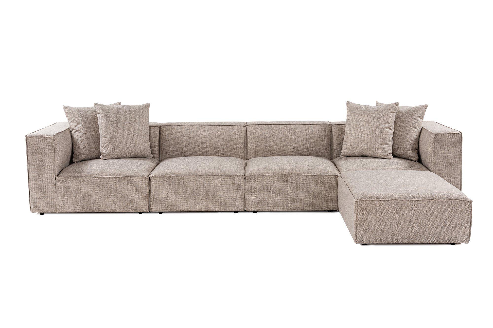 Sora Corner Sofa Beige 2