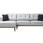 Montana Ecksofa Links Grau 3