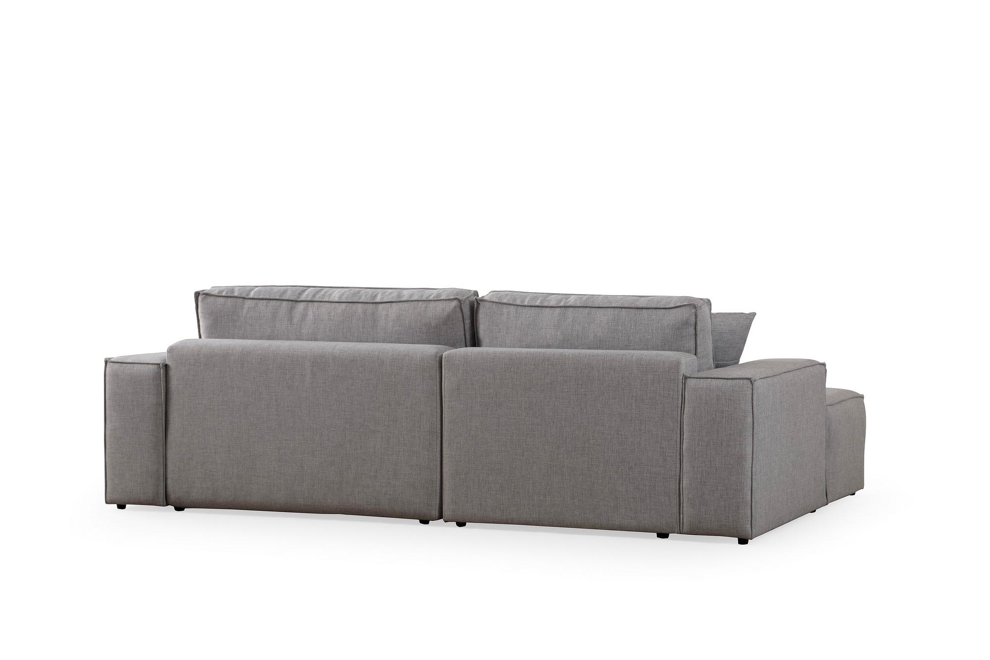 Pirlo Corner Sofa Left Light Grey 7