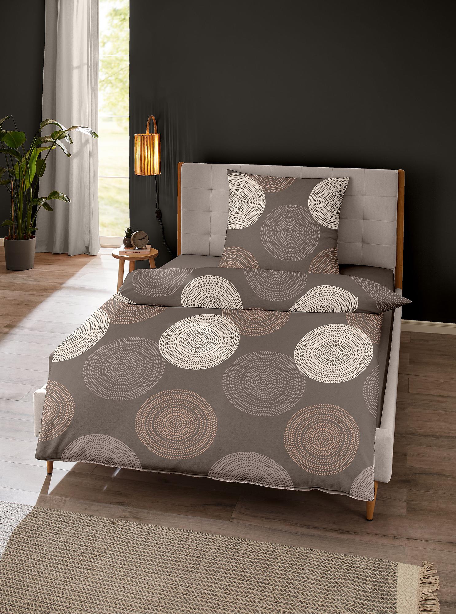 Lorhi Noble Beaver Bedding Set Taupe 135 x 200 cm 2
