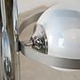 Space Age pendant lamp metal white 1970s 9