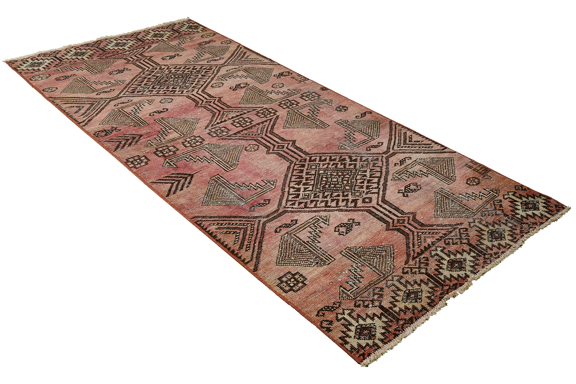 Heritage Teppich Wolle Braun 2