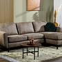Sofa 3-Sitzer Chaiselongue Links Rechts Braun 1