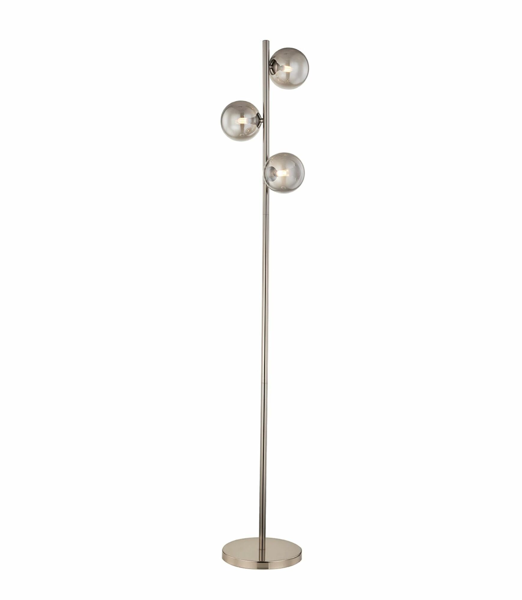 Stehleuchte KJUL Metall Grau glänzend / Rauchglas 1