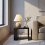 1-Light Hiloa Table Lamp Linen Concrete 3