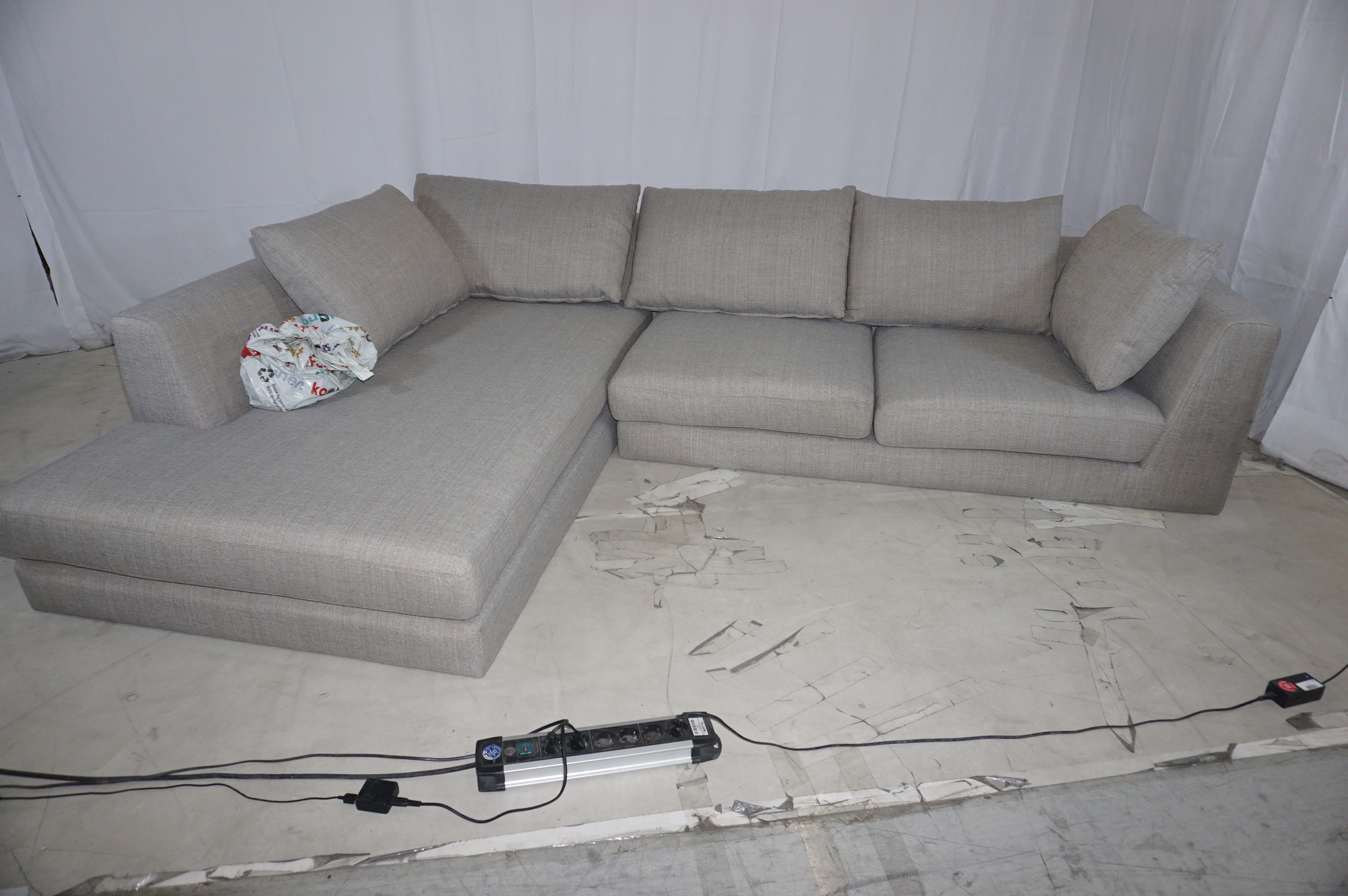 Noa Sofa Récamiere Links Vega Sand Dune 6