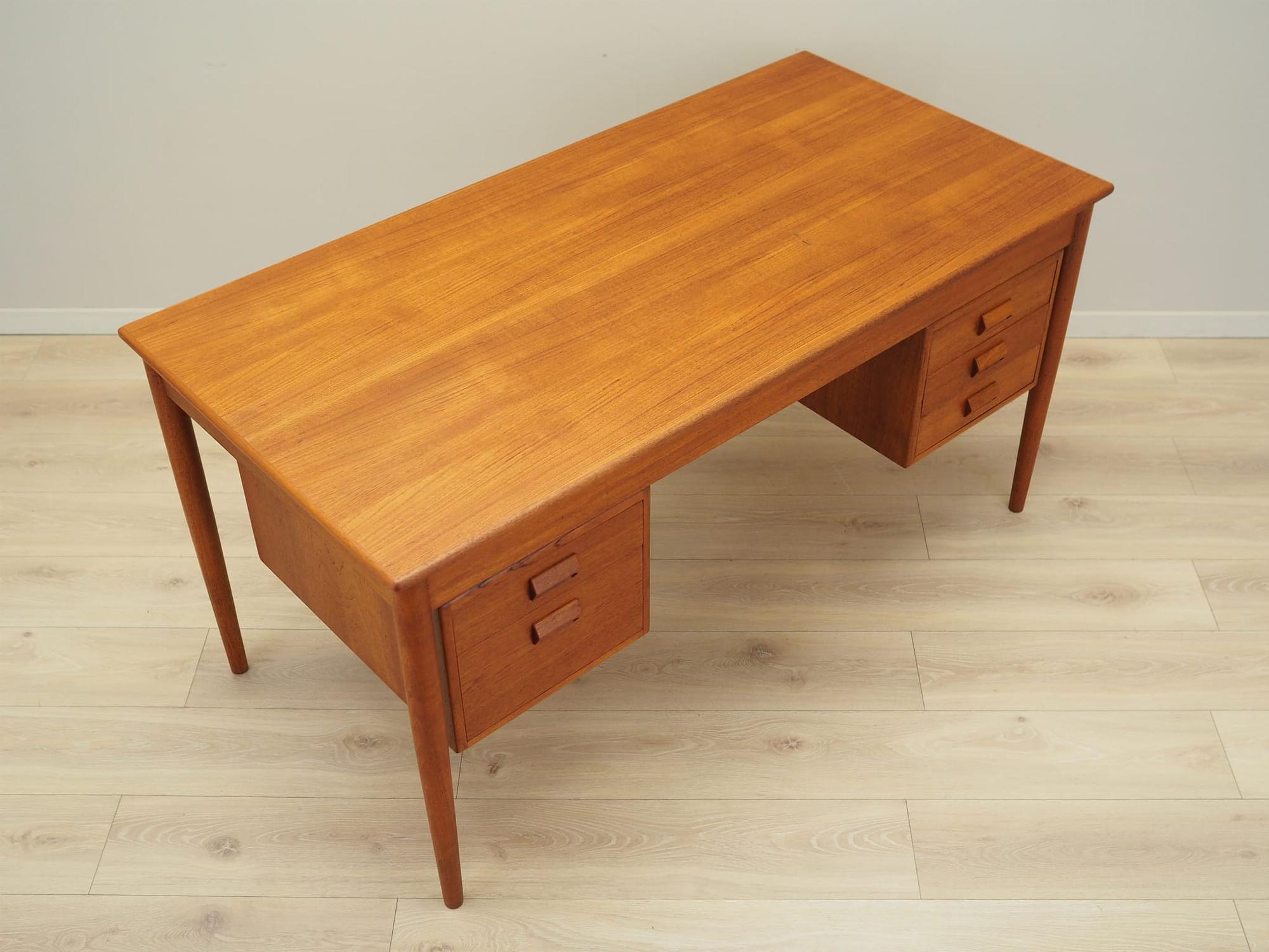 Schreibtisch Teakholz 1960er Jahre 5