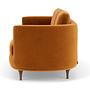 Elinor Sofa 3-Sitzer Velour Matt Amber 4