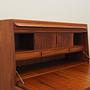 Teak secretaire 1960s Brown 11