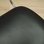 Dining chair faux leather metal 1970s 11