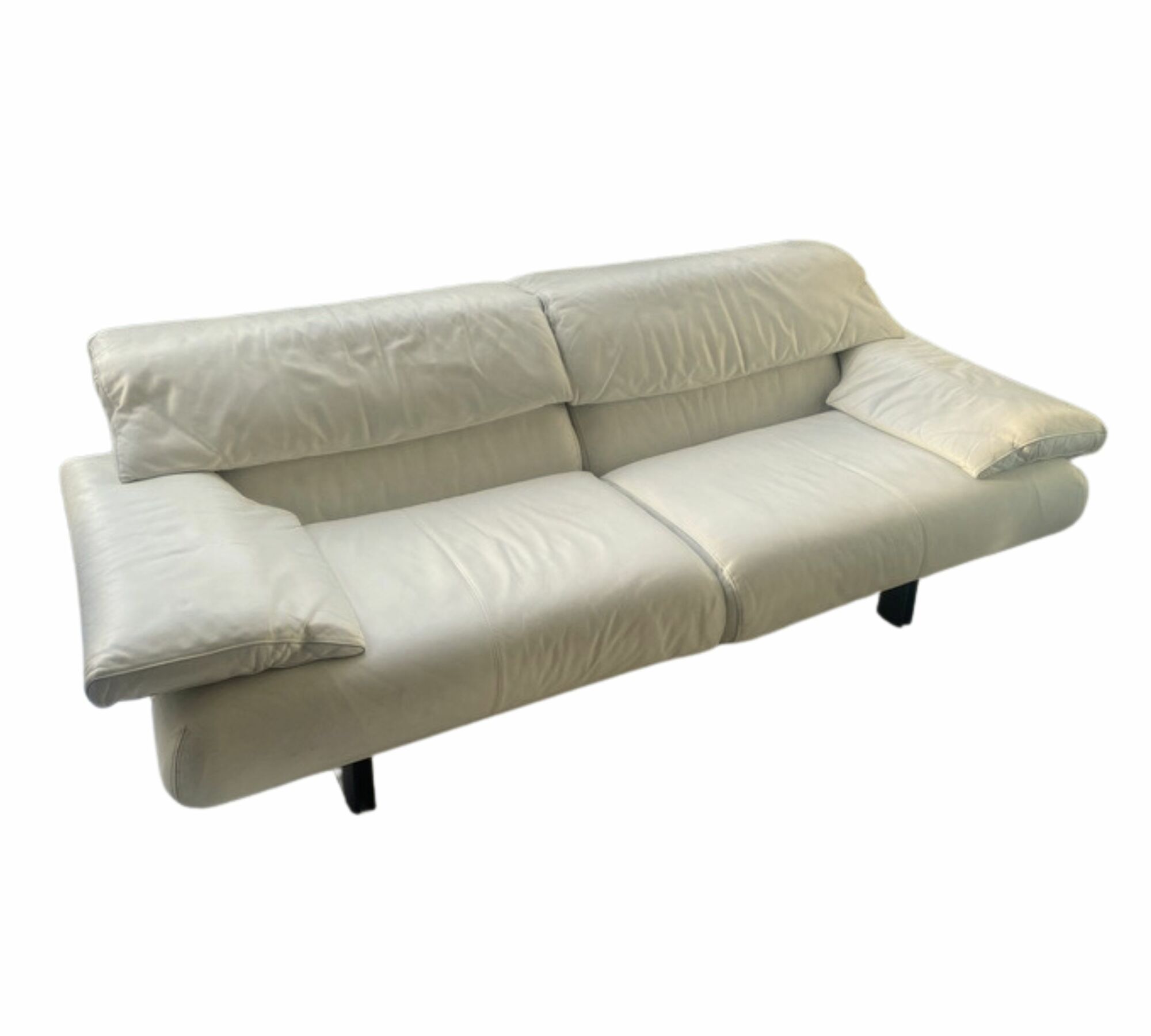 Alanda Sofa 3-Sitzer Leder Creme 0