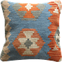 Cuscino Kilim Lana Cotone Multicolore 0