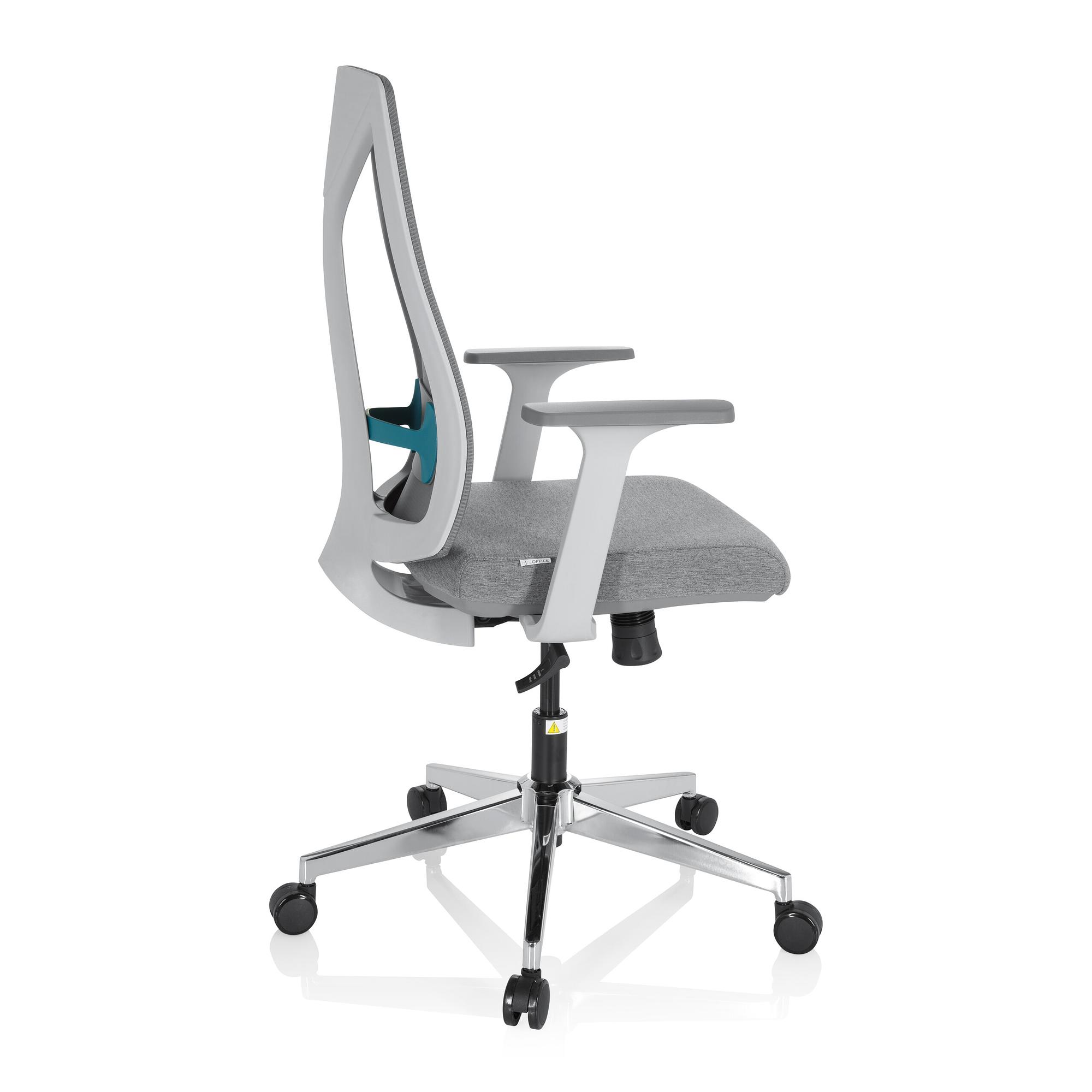 HALIFAX Bürostuhl Netzstoff Grau 7