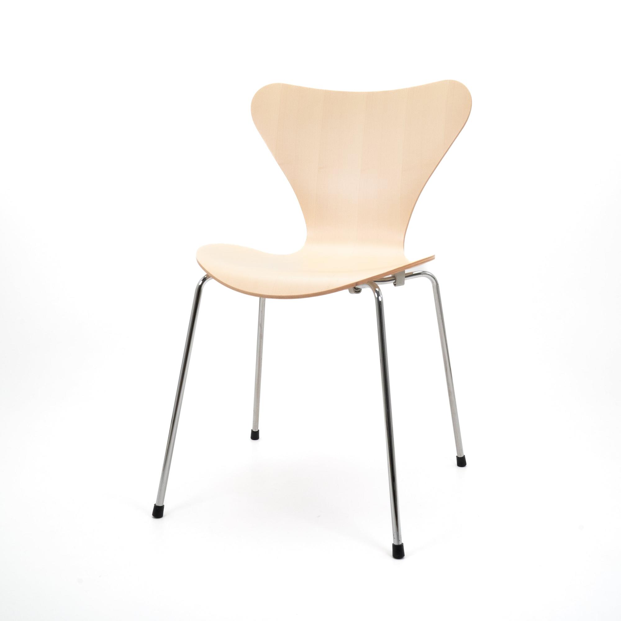 Serie 7 Stuhl Chrom Ahorn von Fritz Hansen 0