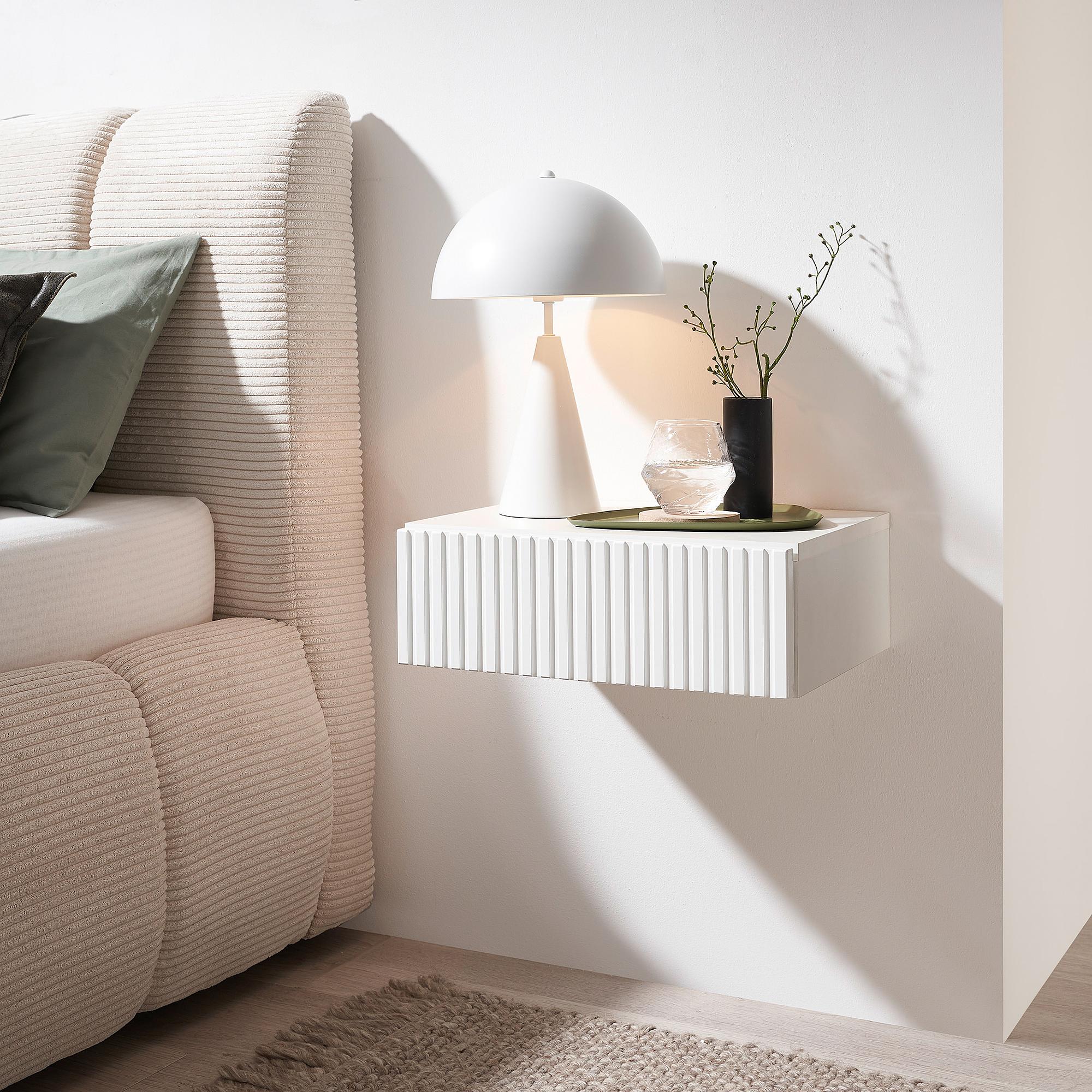 Narella Hänge-Nachtkommode Weiß 2