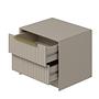 Kale Luxe 7938 Comodino Grigio 7