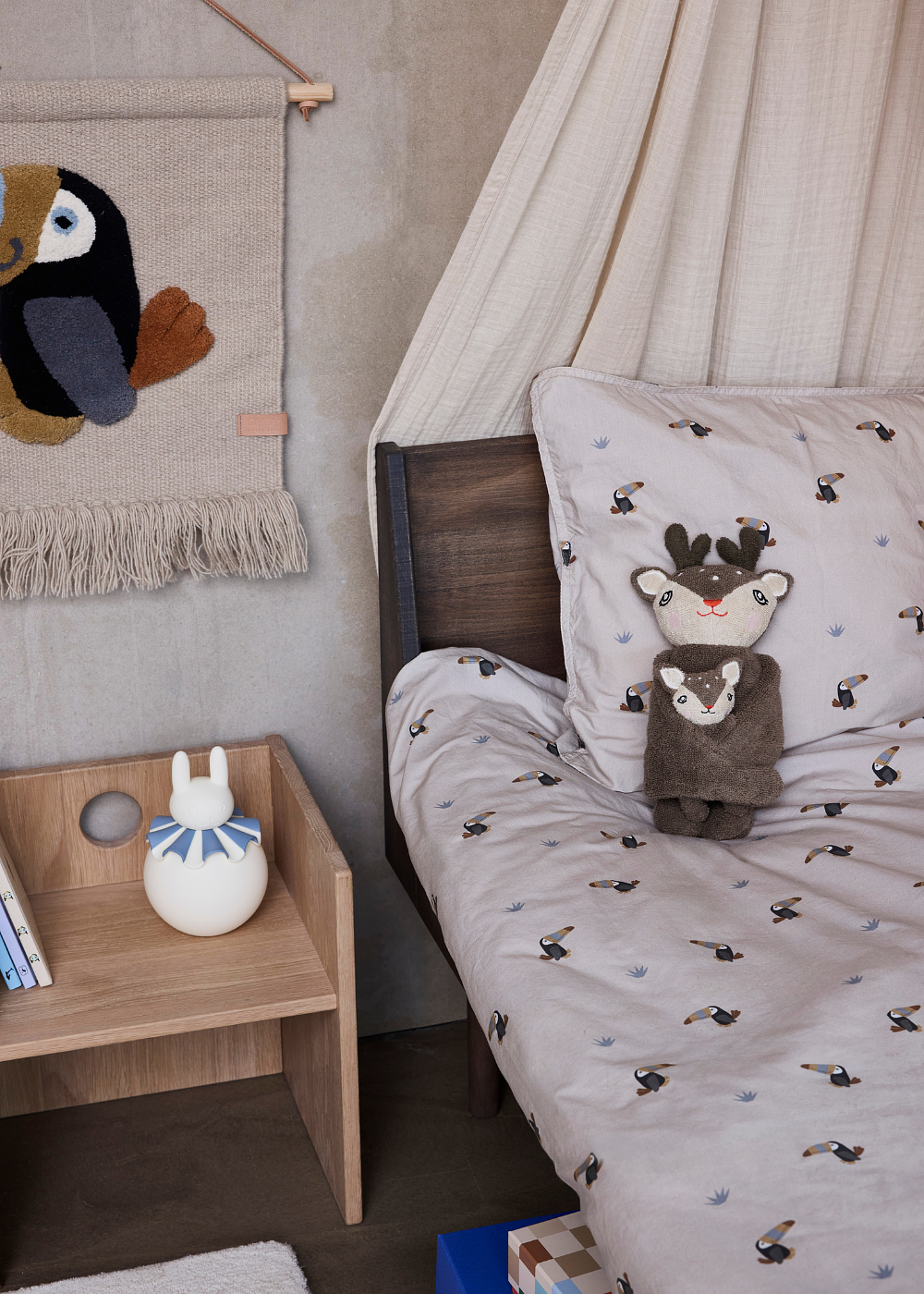 Dea & Baby Dac Deer Cotton Taupe 1