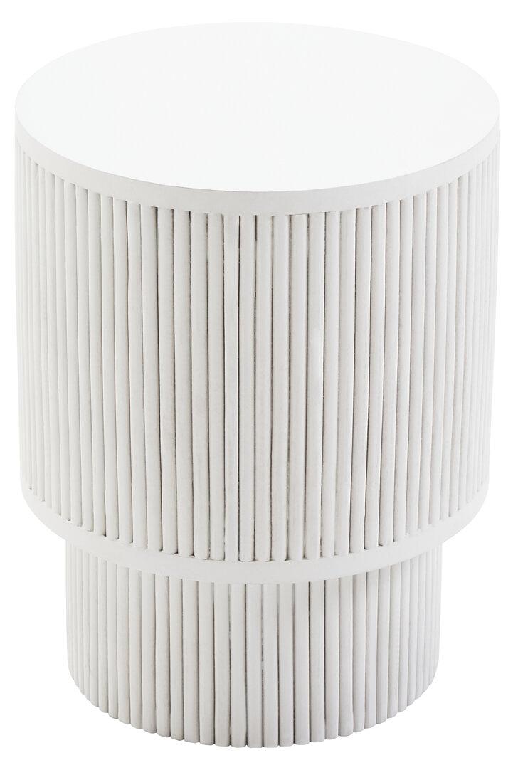 Walsa Side Table Mango Wood White 1