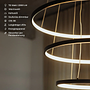 Ring-shaped LED pendant luminaire OUREA Black 4