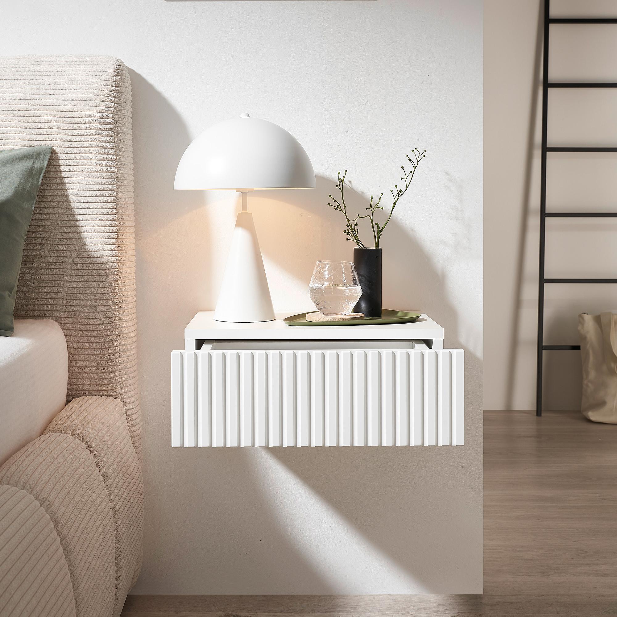 Narella Hänge-Nachtkommode Weiß 4