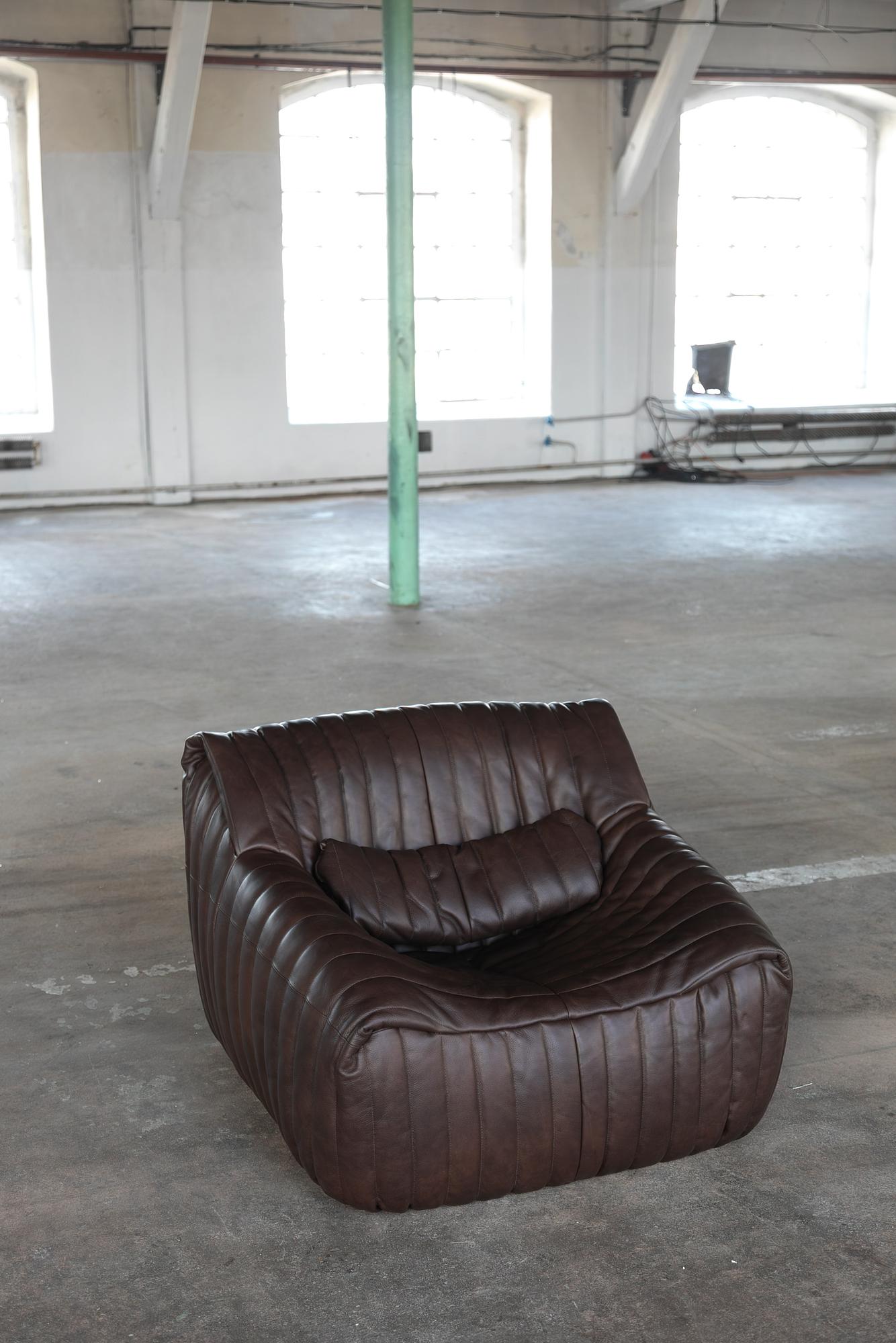 Togo Armchair Smooth Leather Folk Brown 0