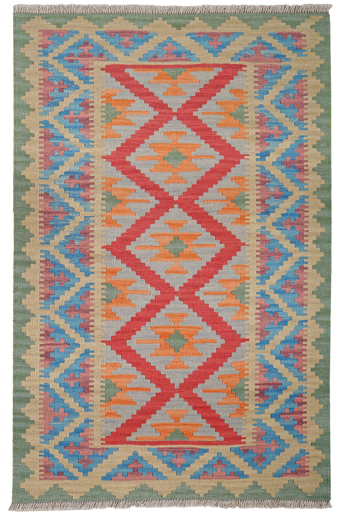 Kelim Gashgai Wool Multicolored 0