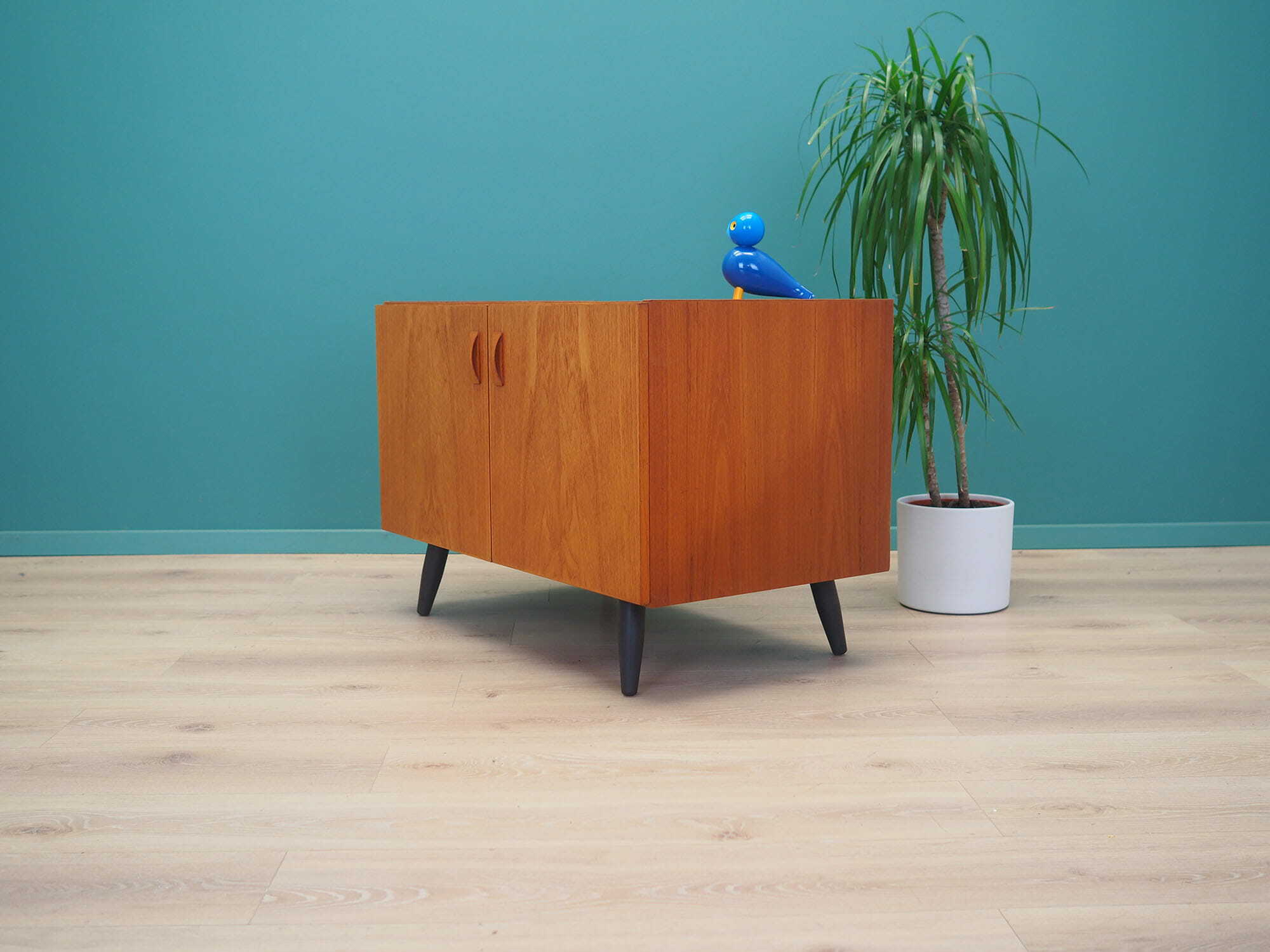 Vintage cabinet Teak brown 1970s 3