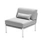 Club Garten Lounge-Set Klein Grau 2