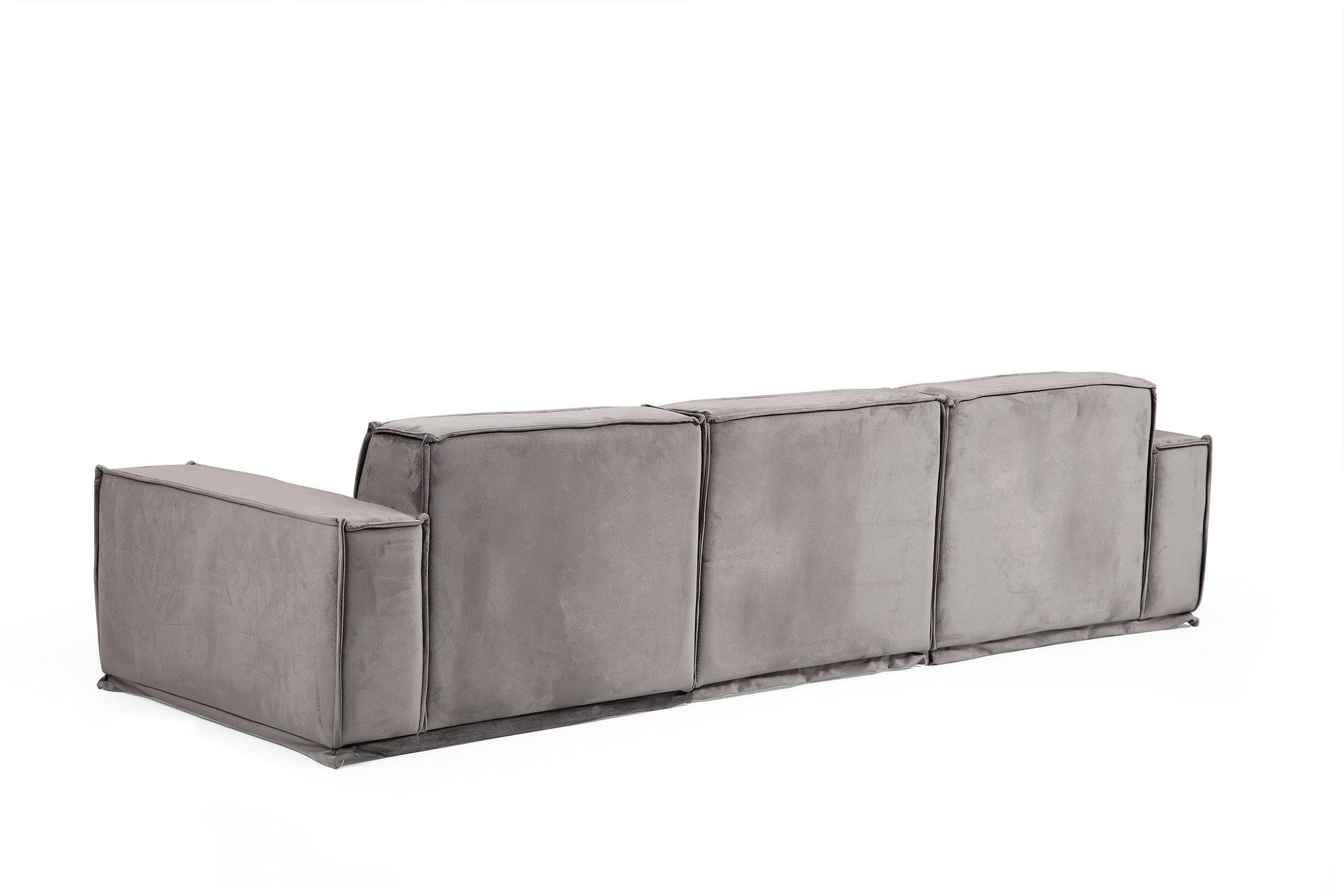 Lego 3-seater sofa gray 1