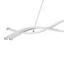 3-light LED pendant lamp Lasana IV Steel 2