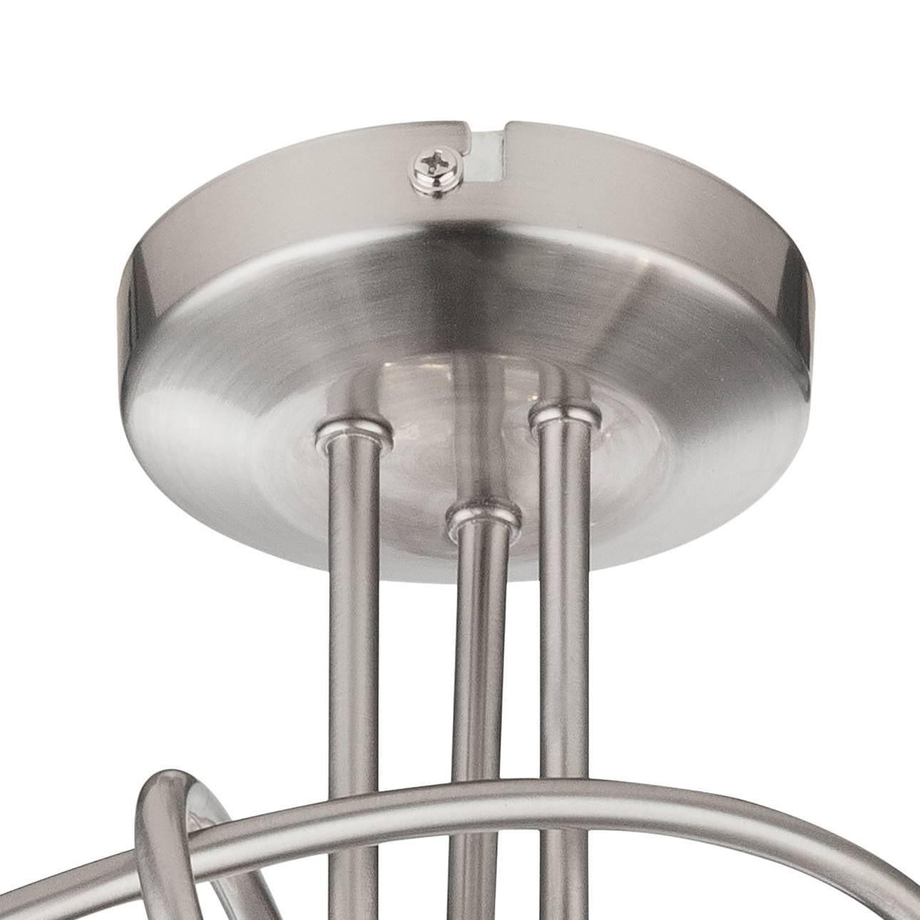 Kris I Ceiling lamp Crystal glass Iron 3-flame 2