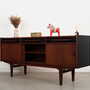 Vintage Sideboard Teakholz Braun 1970er Jahre 4