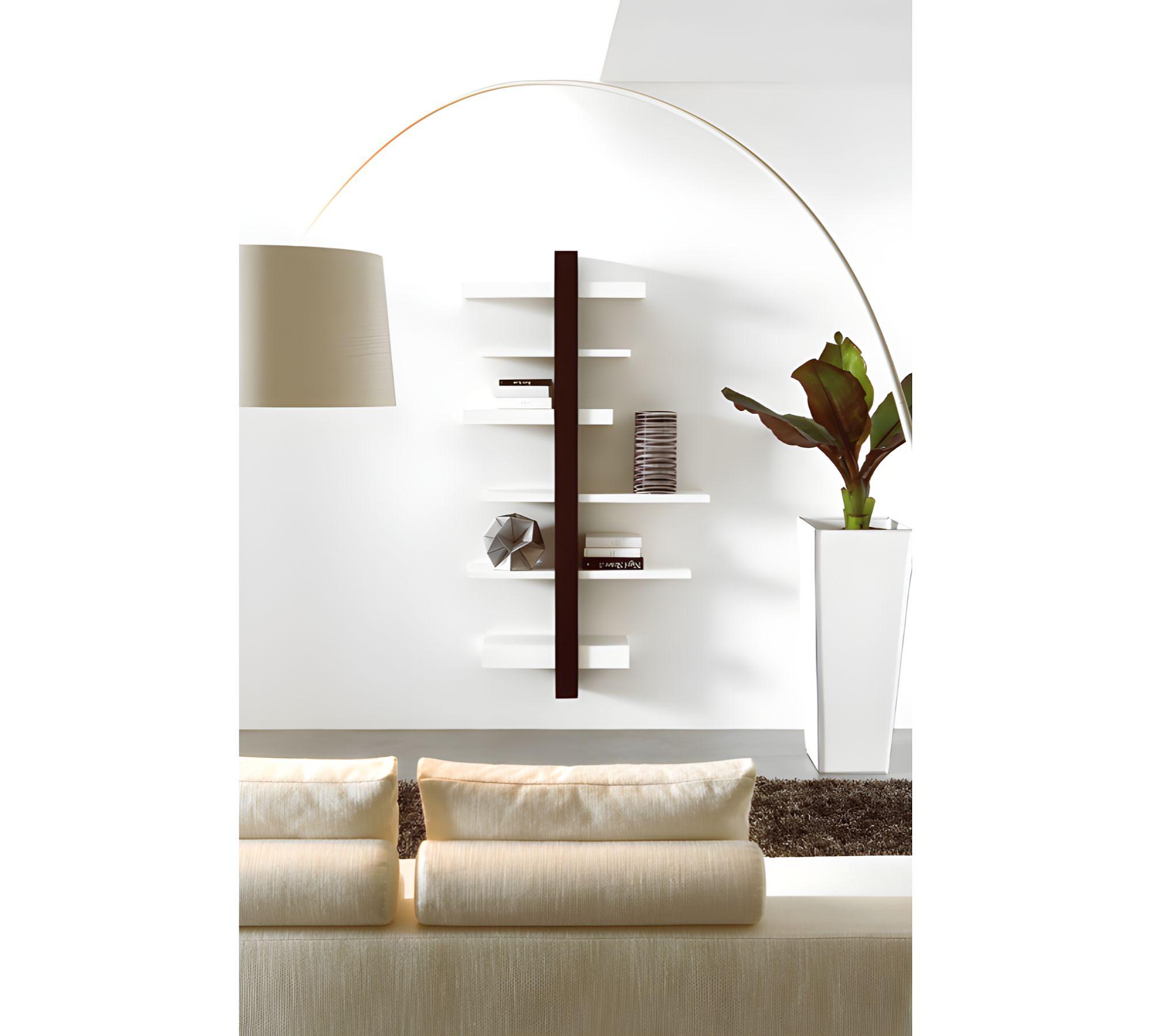 Emotion Bookshelf Wood White 0