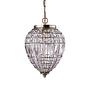 Pendant light Pineapple II Clear glass Steel 1