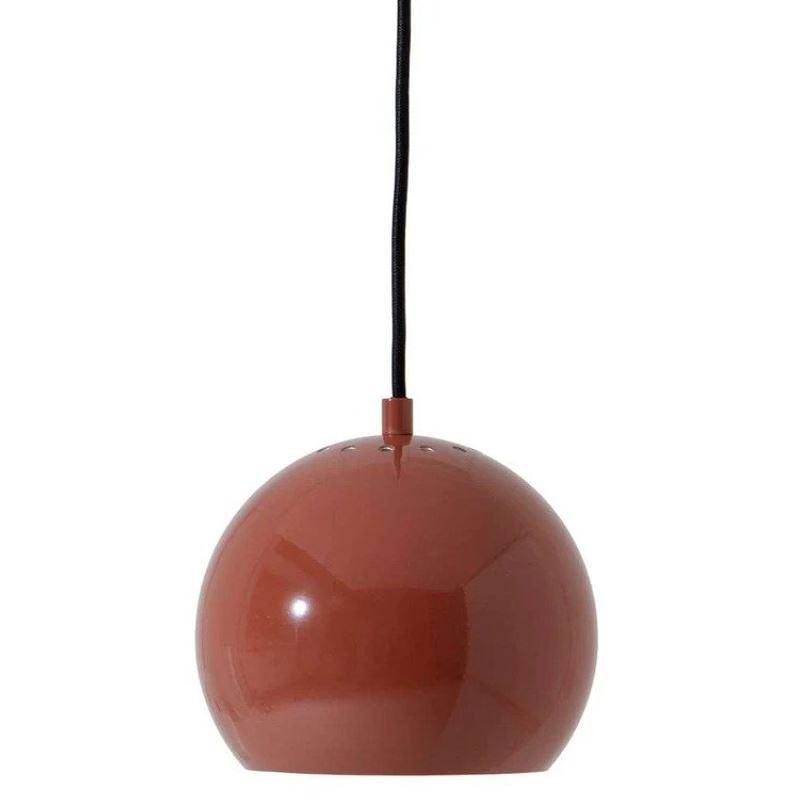 Ball Pendelleuchte Glänzend Rot Ø18cm 0