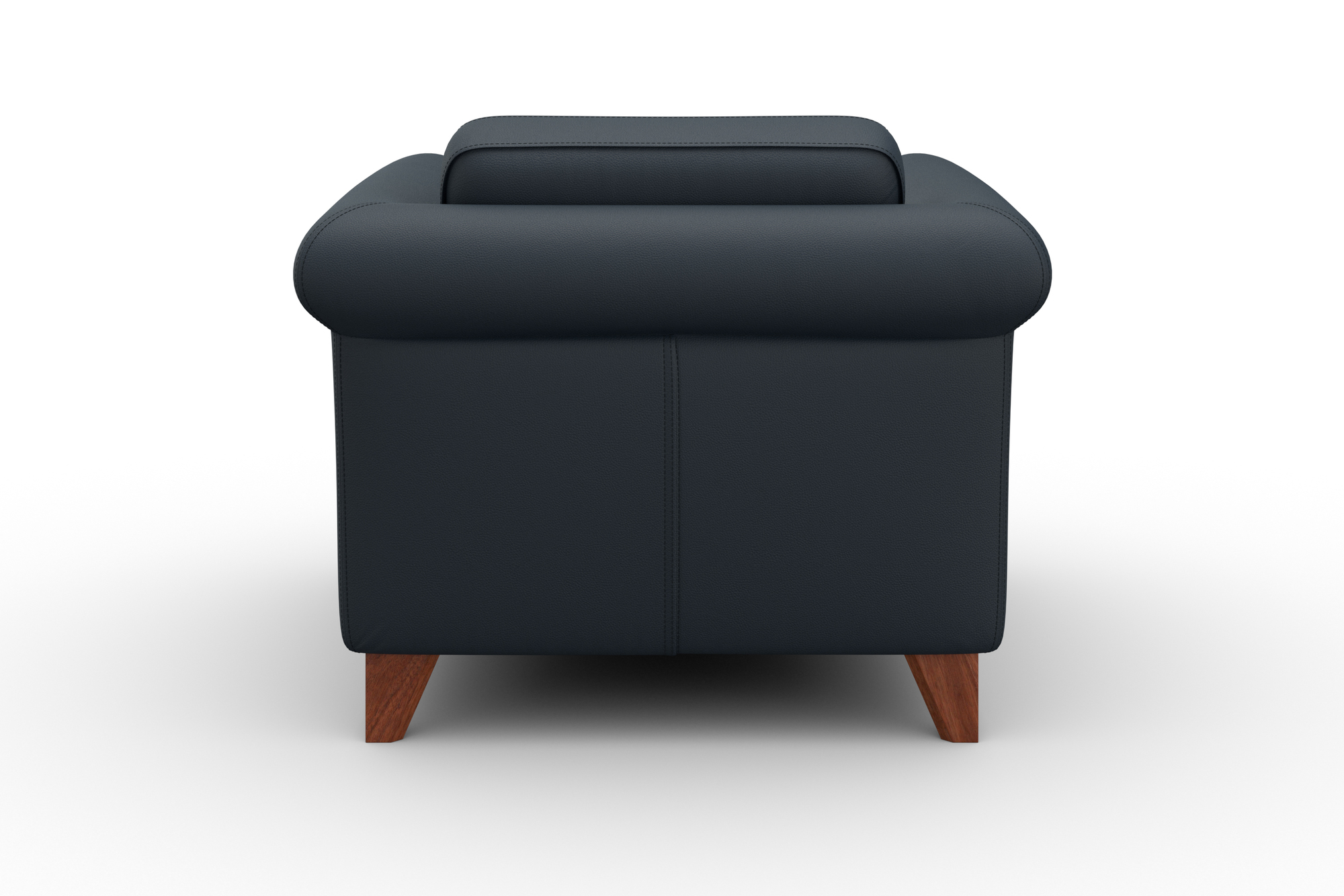 Amadeo Sessel Leder Blau 4