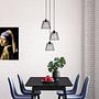 Le Vigan Pendant Lamp Iron 3-bulb 1