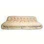 Vintage Afra & Tobia Scarpa Soriana Sofa Leder Beige 0