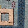 Rizbaf Gabbeh-Teppich Wolle Blau 6