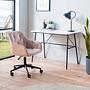 TILLY Office Chair Velvet Dusty Pink 2