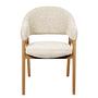 Seuter Armlehnenstuhl Microfaser Massivholz Eiche Creme 3