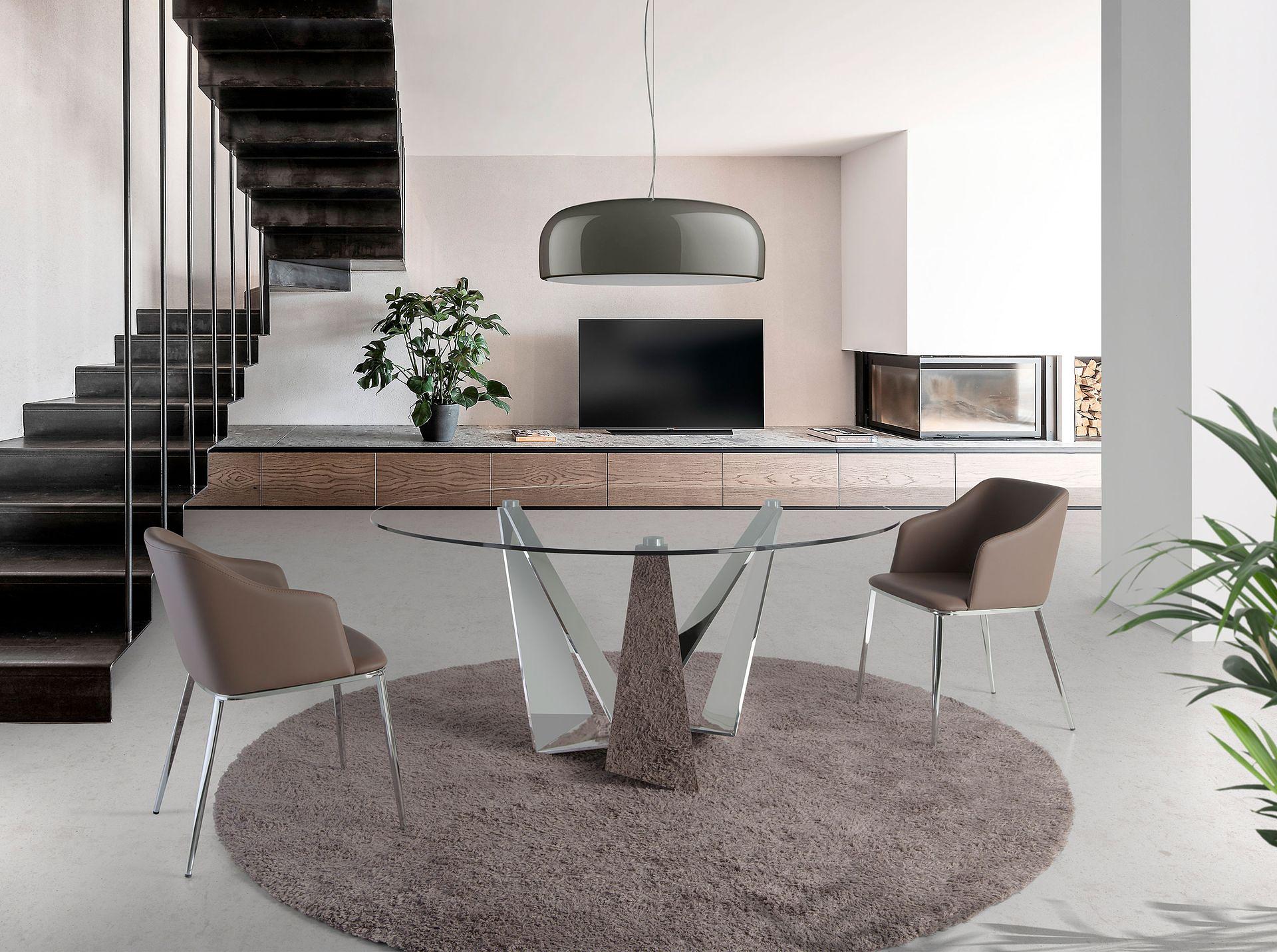 Armlehnstuhl Kunstleder Braun 2