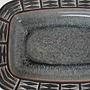 Ceramic plate Brown 1960s 6