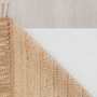 Levi Teppich Jute Baumwolle Beige 120 x 170 cm 2