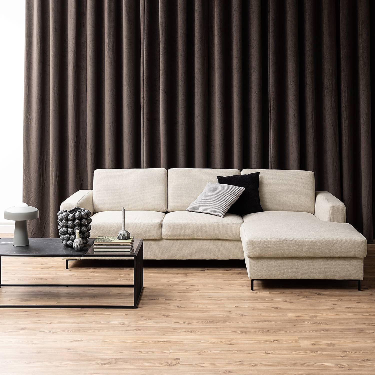 Couchtisch Mephisto Rauchglas Metall Schwarz 120 cm 4