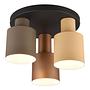 Ceiling lamp iron 3-flame 0